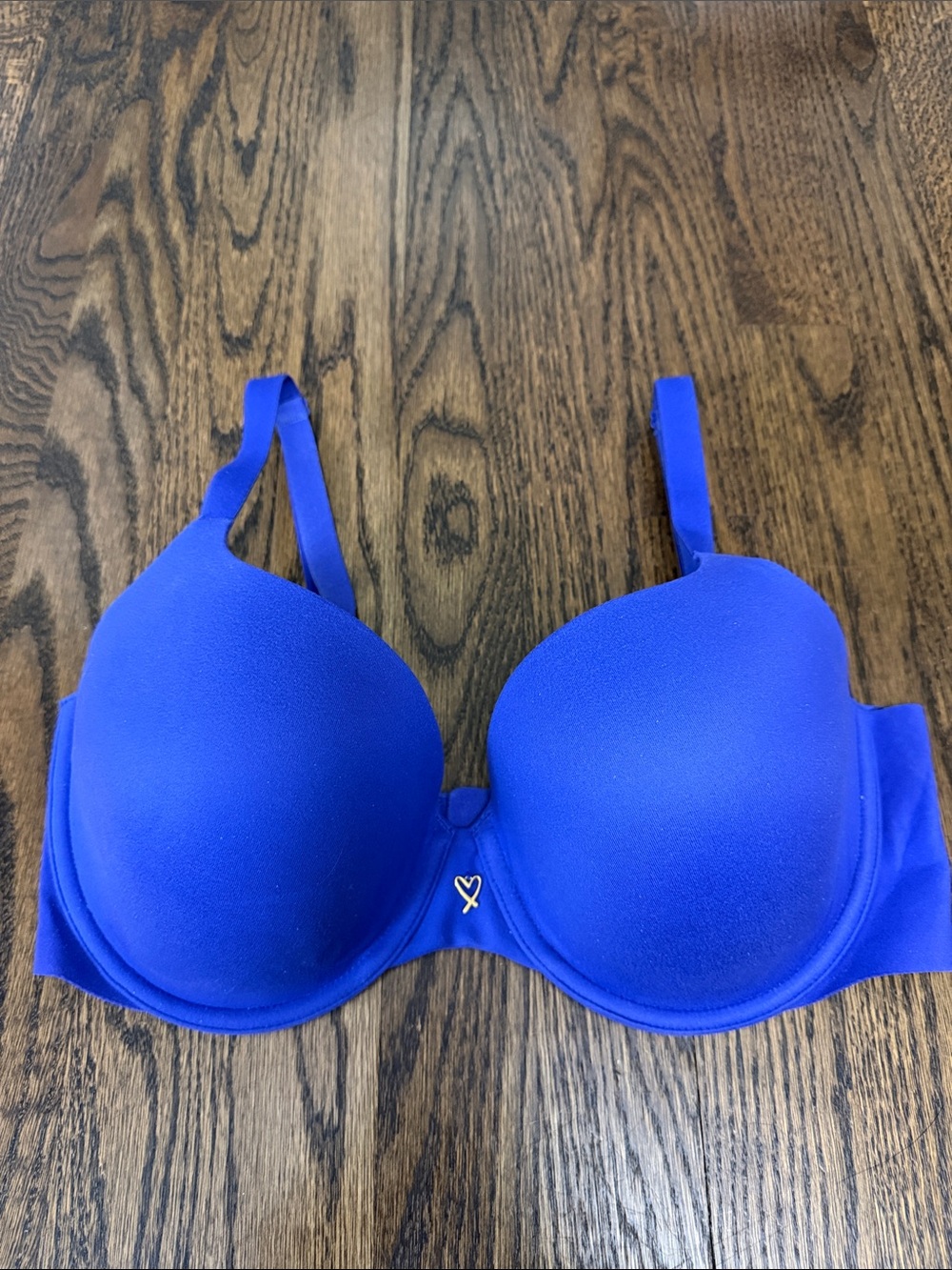 Victoria's Secret lined semi demi Bra - Royal Blue